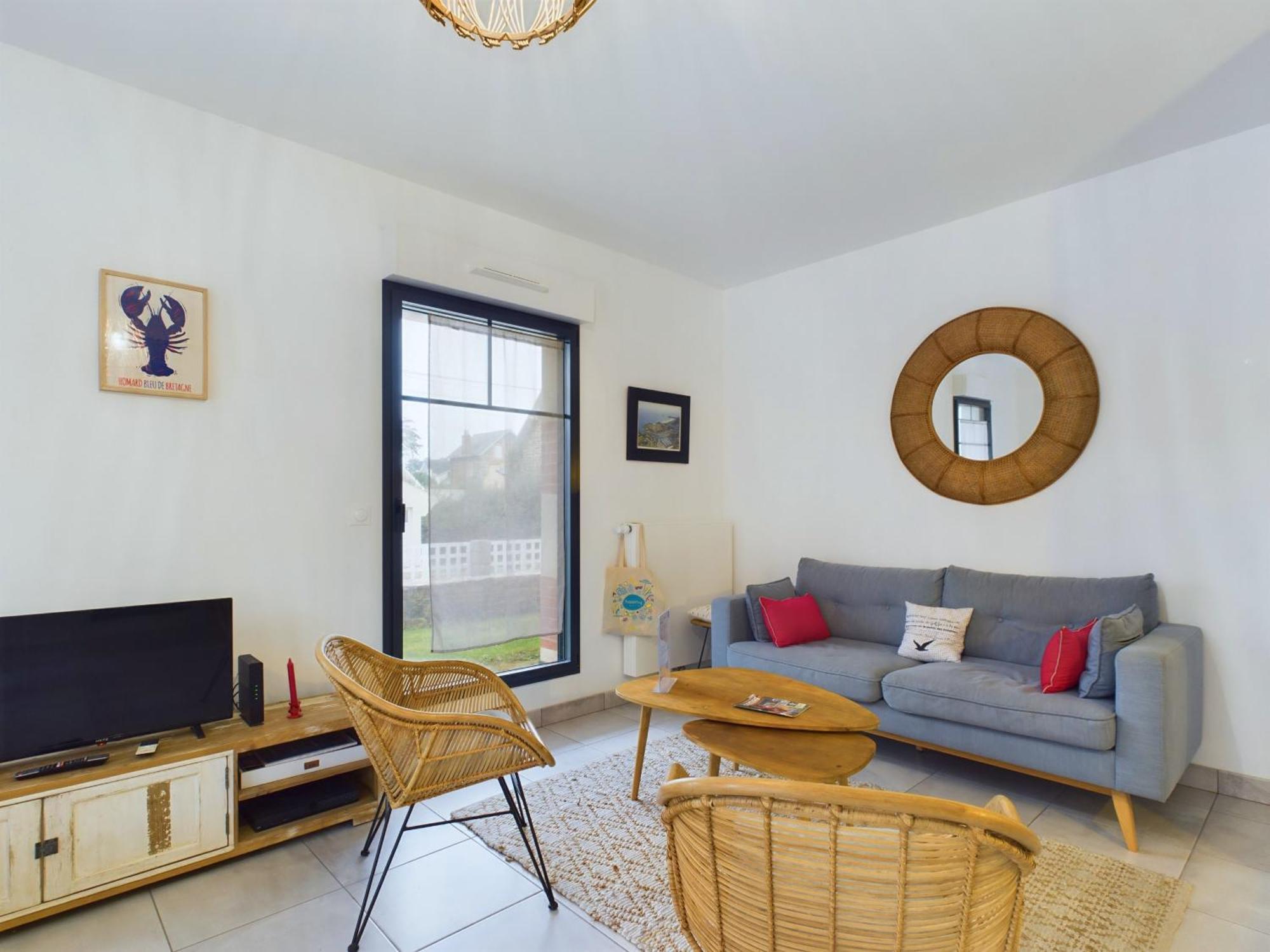 Bel appartement avec grande terrasse Pleneuf-Val-Andre Extérieur photo